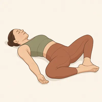 Reclining Bound Angle Pose